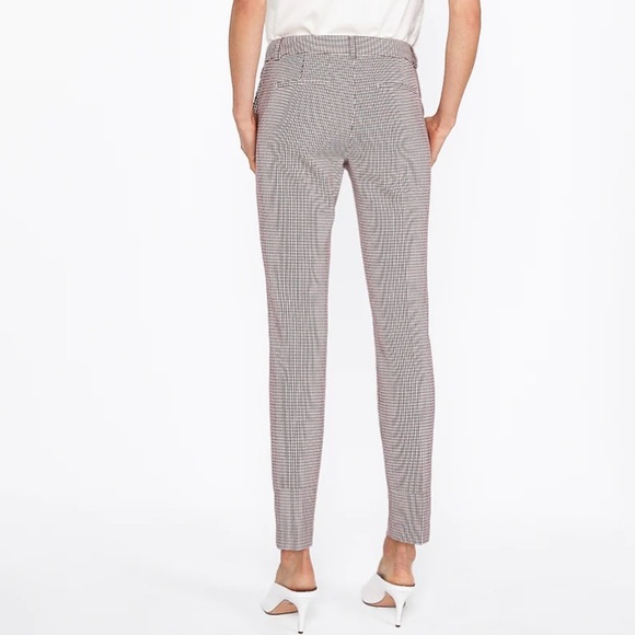 Express Mid Rise Houndstooth Colomnist Ankle Pant - Picture 6 of 8